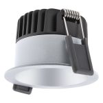 Ledvance LED  SPOT DARKLIGHT Aluminium  8W 680lm 36D - 930 Warm White | Cutout 68mm - IP44 - Best Colour Rendering -  Dimmable
