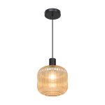 D'Lite Pendant Leffinge Amber Glass | Suitable For 1x E27