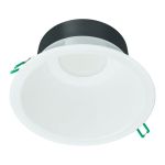Philips LED Downlight Coreline DN142B Aluminium White 19.2W 2300lm 60D - 840 Cool White | Cutout 200mm - IP20 - White Reflector