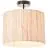 Brilliant Wimea Ceiling Light Metal Black Beige | 300mm - Suitable for 1x E27