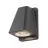 SLV LED Wall Light WallyX Black | IP44 - GU10