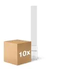 Multipack 10x Noxion Lucent PL-S LED 6W - 830 Warm White | Replaces 11W